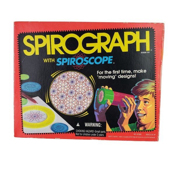 Vintage 1994 Spirograph with Spiroscope by Kenner, Design Toy, IOB - Picture 1 of 6